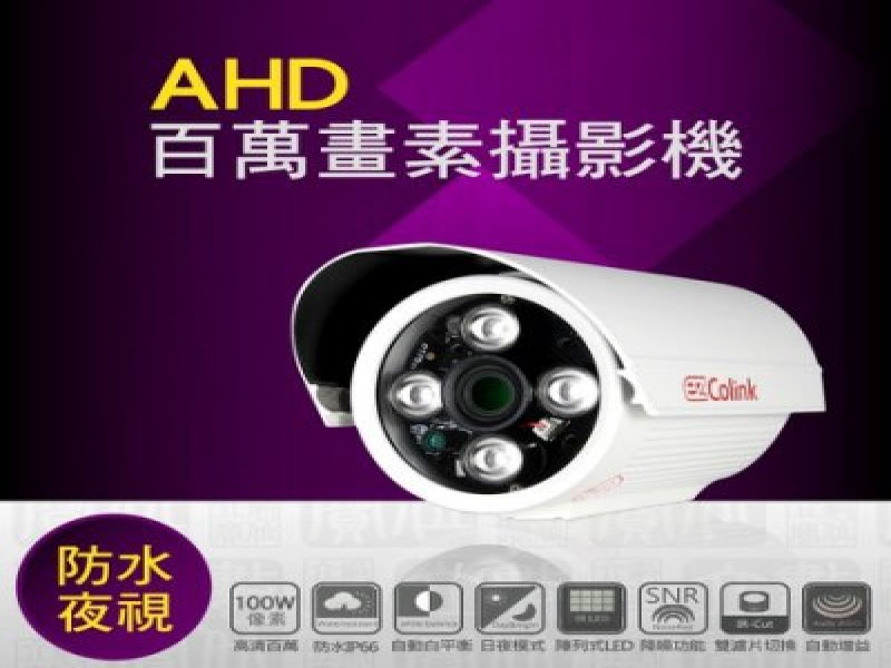 百萬畫素鏡頭監視器